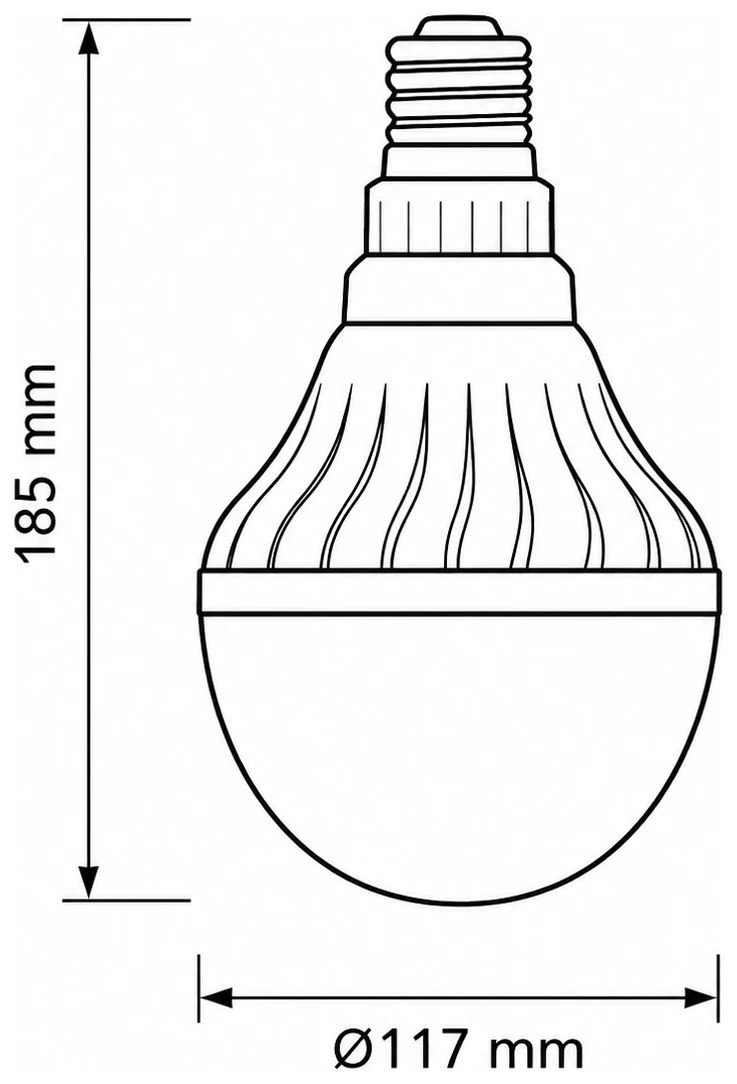 HBS-60L 외형 치수 117×185mm